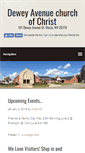 Mobile Screenshot of deweyavenuechurchofchrist.org